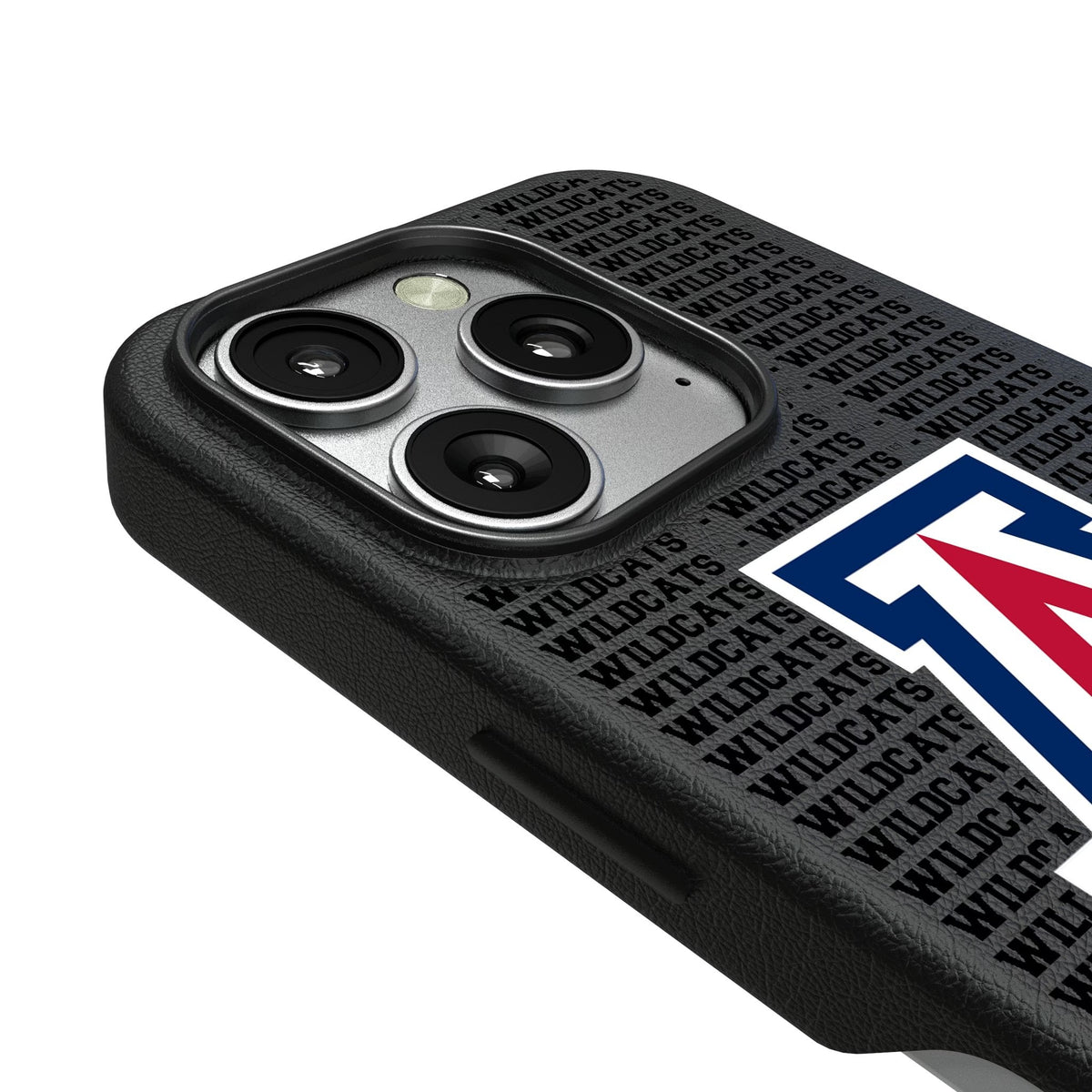 University of Arizona Wildcats Text Backdrop MagSafe Compatible Phone Case for Apple iPhone 3