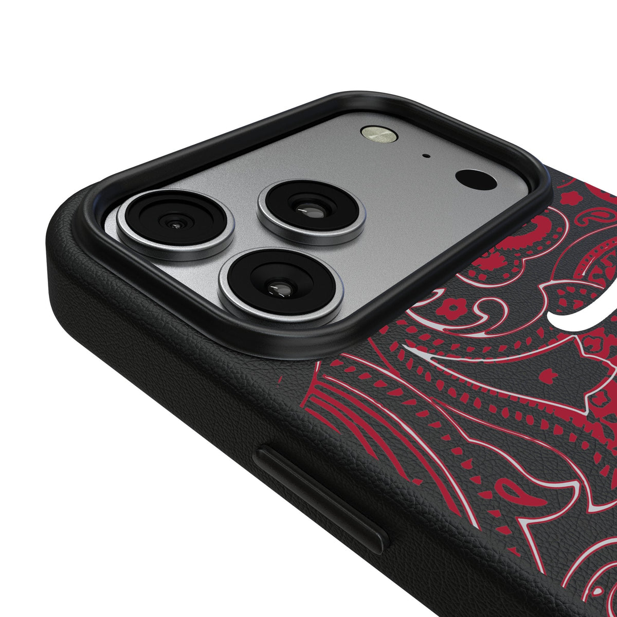 University of Alabama Crimson Tide Script A Paisley MagSafe Compatible Phone Case for Apple iPhone 17 Series 3