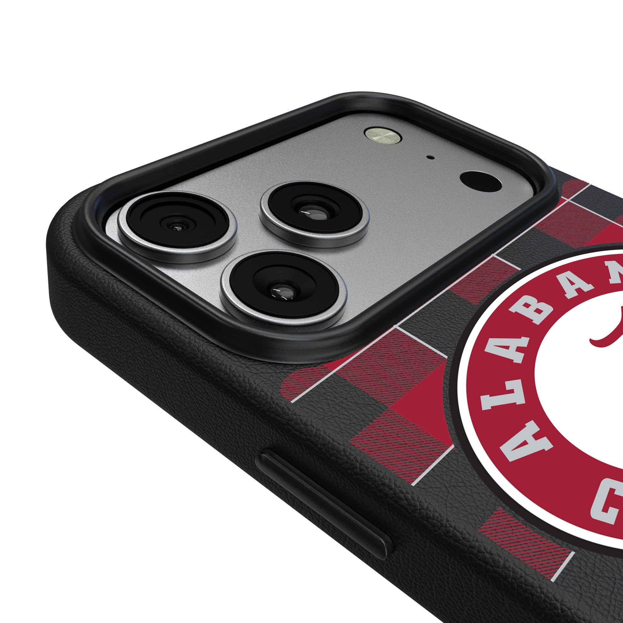 University of Alabama Crimson Tide Plaid MagSafe Compatible Phone Case for Apple iPhone 17 Series 3