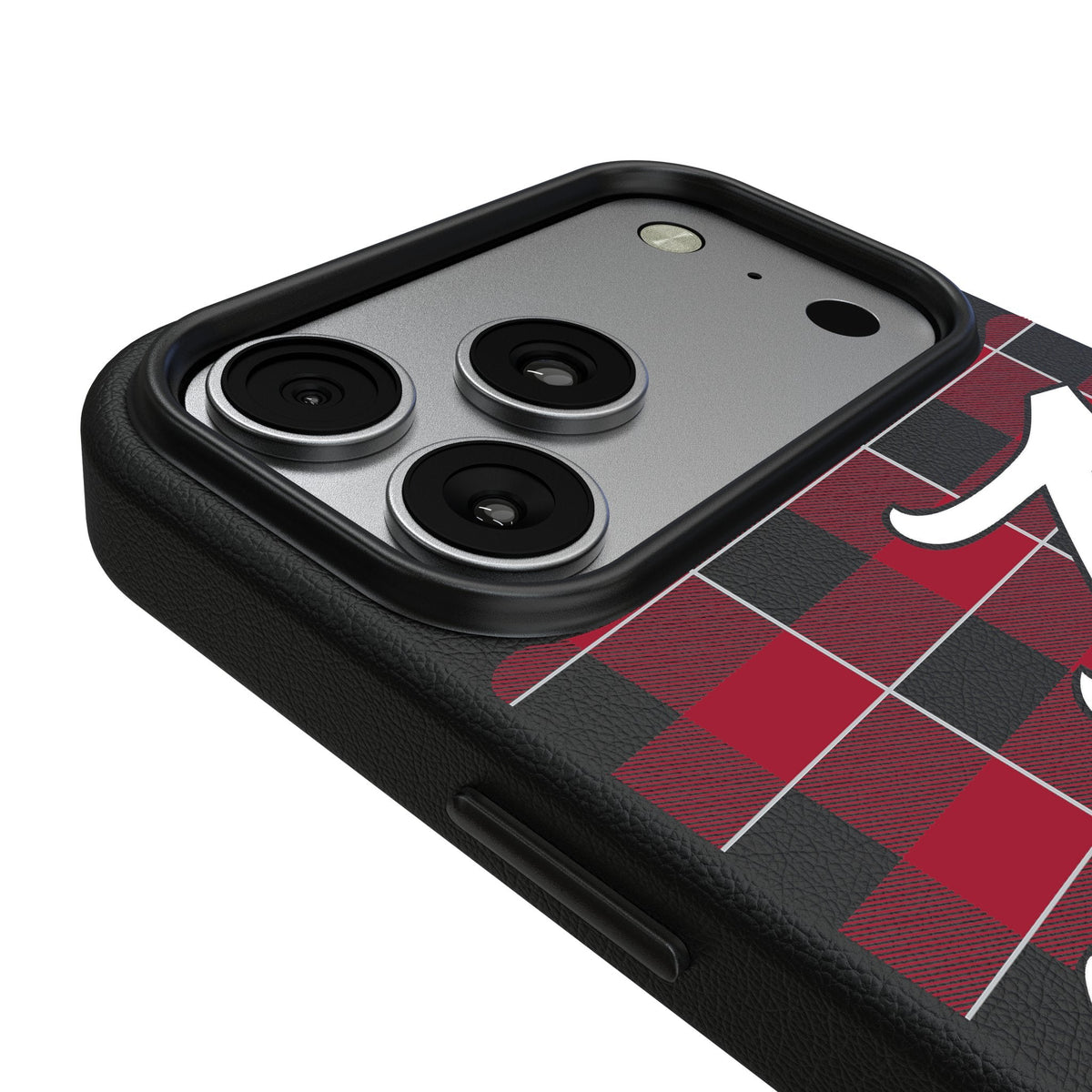 University of Alabama Crimson Tide Script A Plaid MagSafe Compatible Phone Case for Apple iPhone 17 Series 3