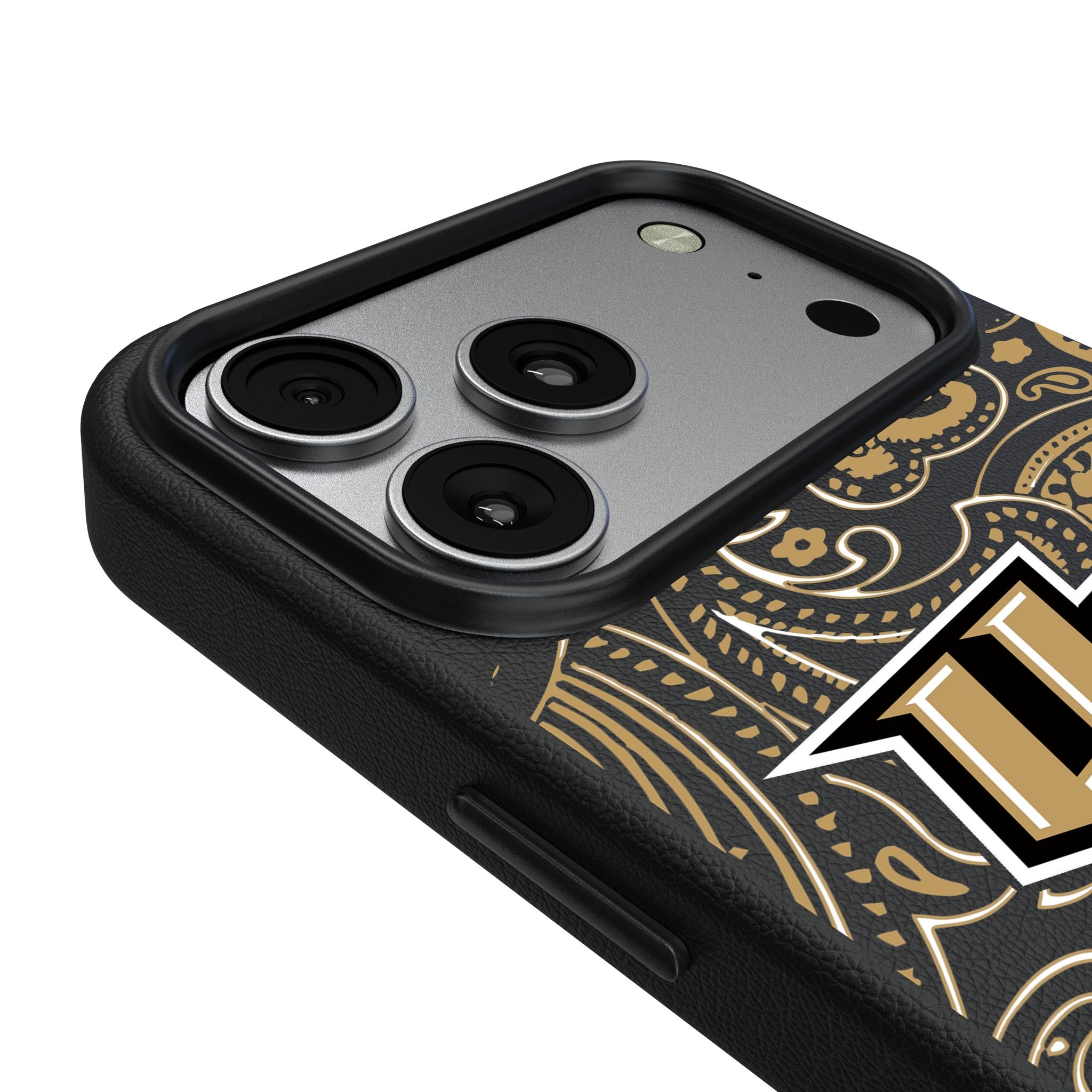 University of Central Florida Golden Knights Paisley MagSafe Compatible Phone Case for Apple iPhone 17 Series 3