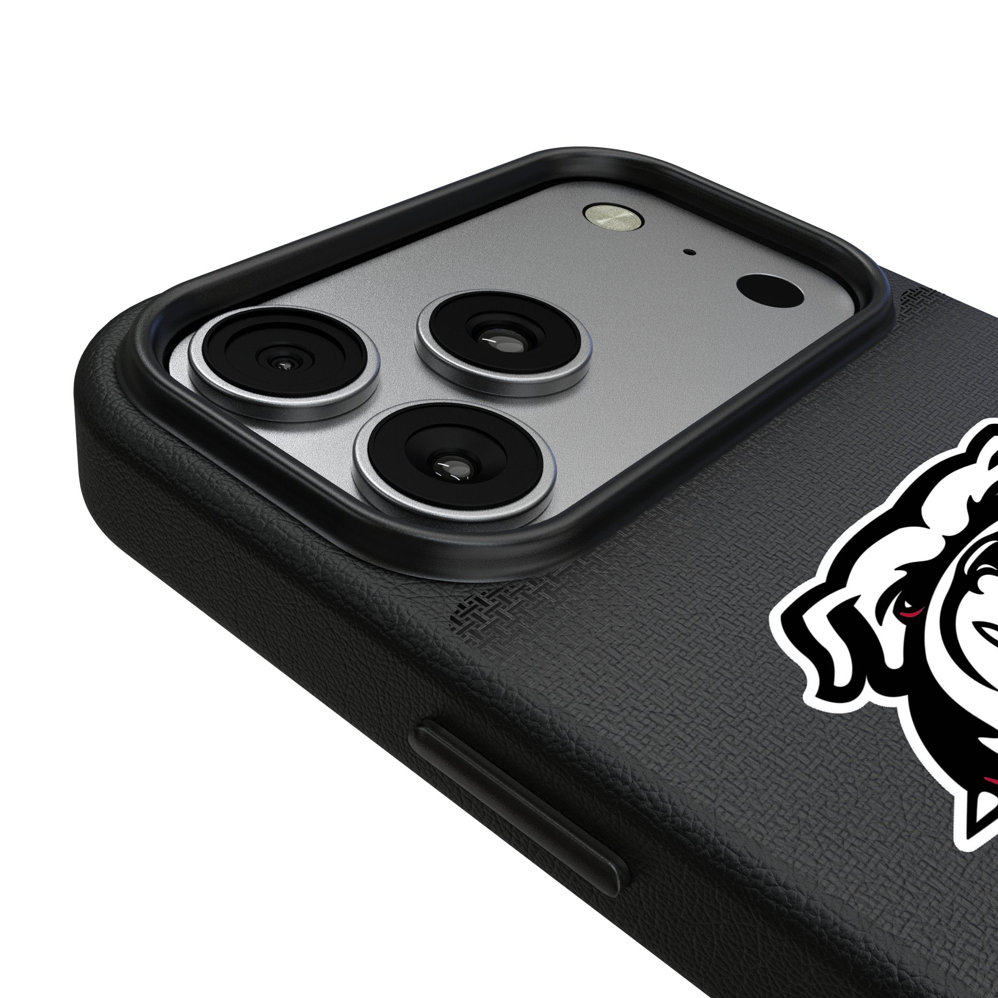 University of Georgia Bulldogs Uga Linen MagSafe Compatible Phone Case for Apple iPhone 17 Series 3
