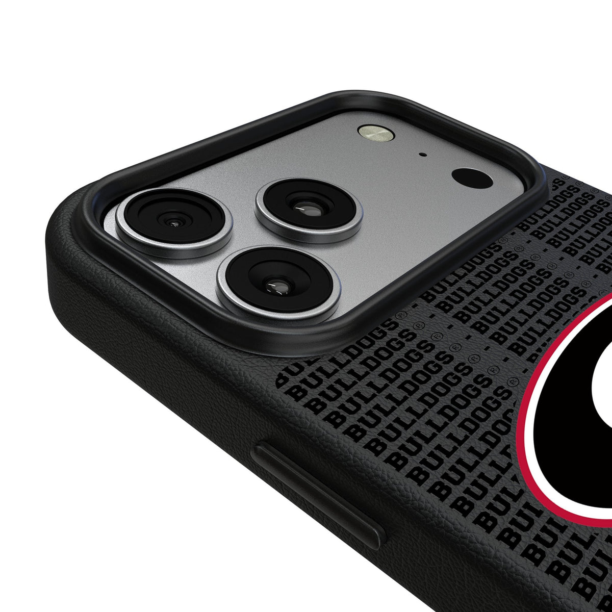 University of Georgia Bulldogs Text Backdrop MagSafe Compatible Phone Case for Apple iPhone 17 Series 3