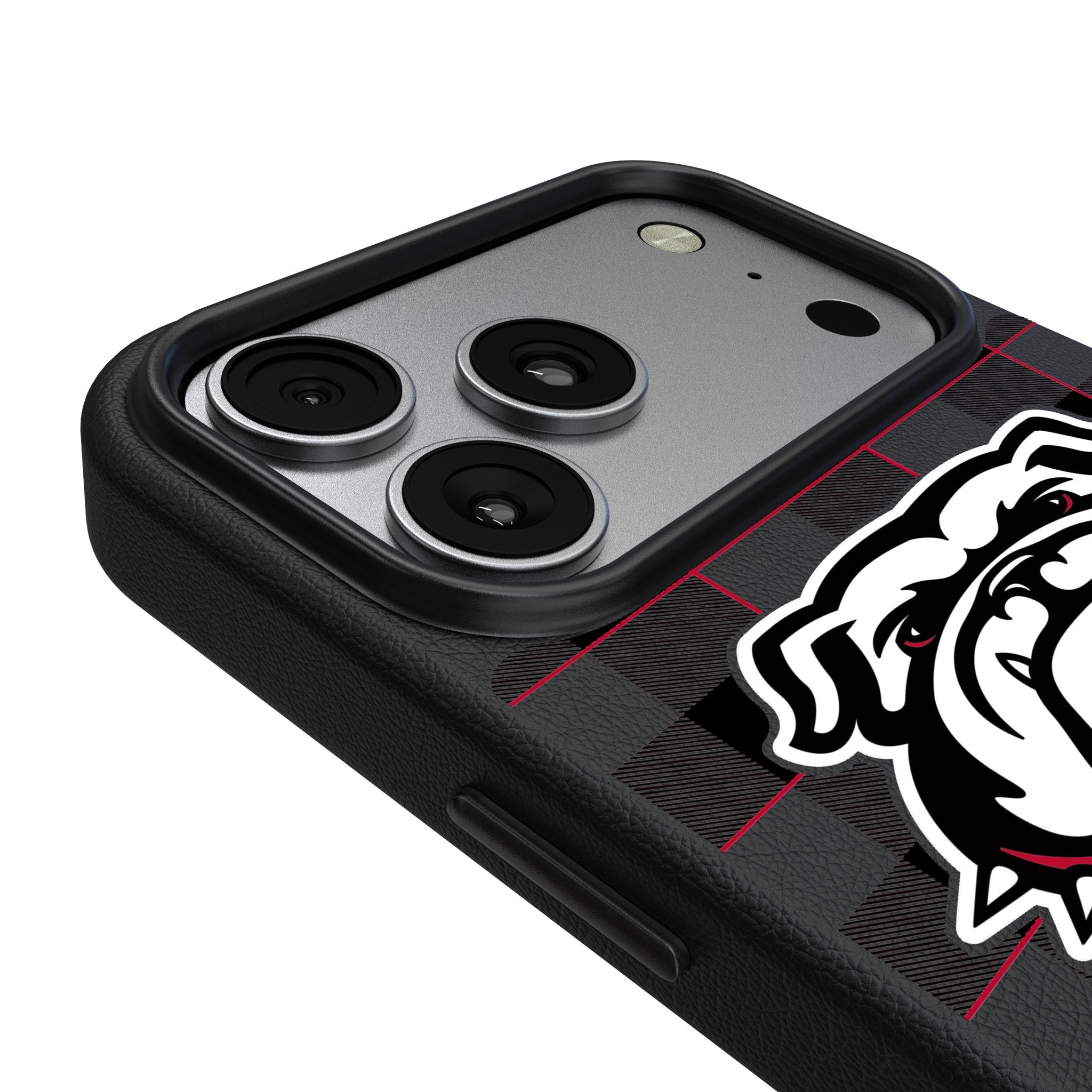 University of Georgia Bulldogs Uga Plaid MagSafe Compatible Phone Case for Apple iPhone 17 Series 3