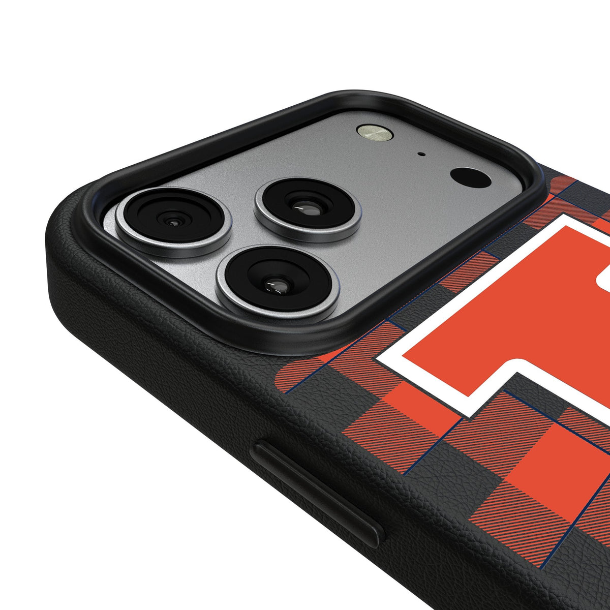 University of Illinois Fighting Illini Plaid MagSafe Compatible Phone Case for Apple iPhone 17 Series 3