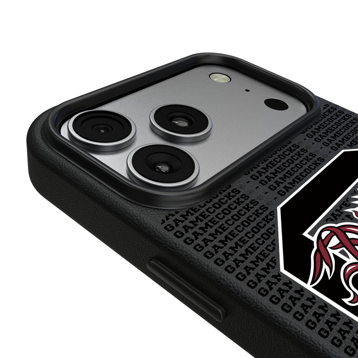 University of South Carolina Gamecocks Text Backdrop MagSafe Compatible Phone Case for Apple iPhone 17 Series 3