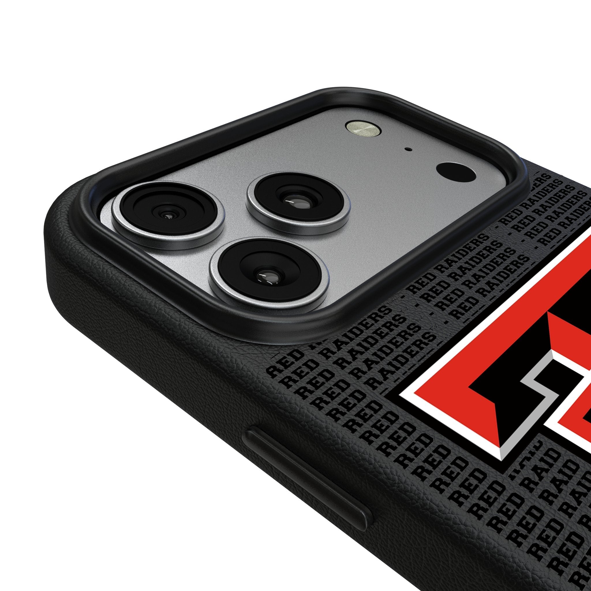 Texas Tech Red Raiders Text Backdrop MagSafe Compatible Phone Case for Apple iPhone 17 Series 3