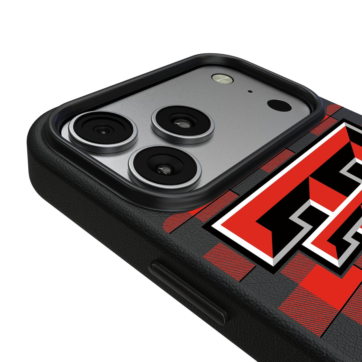 Texas Tech Red Raiders Plaid MagSafe Compatible Phone Case for Apple iPhone 17 Series 3