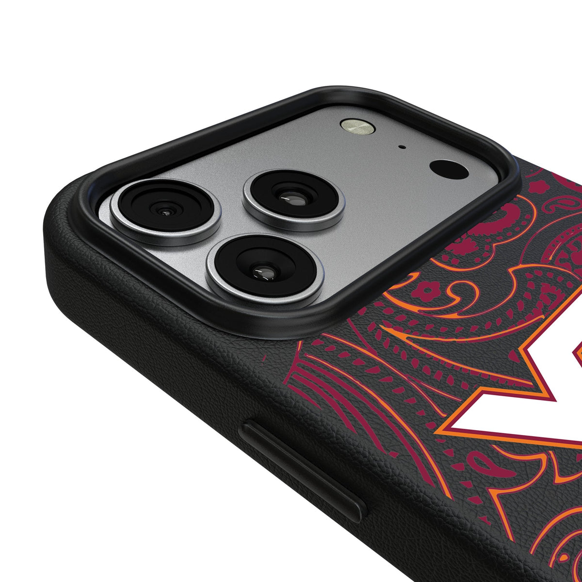 Virginia Tech Hokies Paisley MagSafe Compatible Phone Case for Apple iPhone 17 Series 3