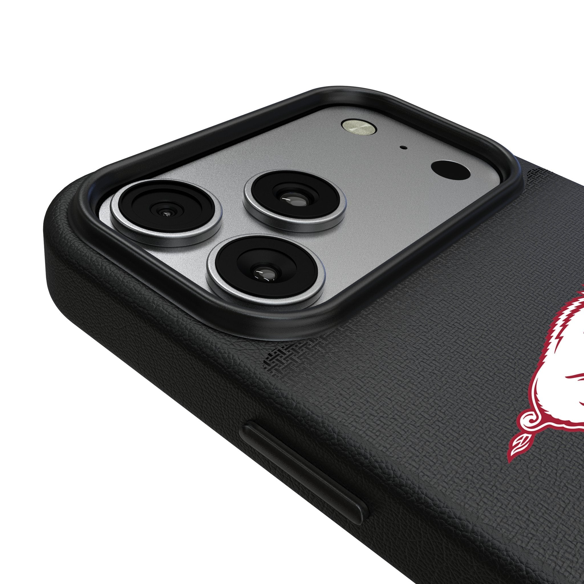 University of Arkansas Fayetteville Razorbacks Linen MagSafe Compatible Phone Case for Apple iPhone 17 Series 3