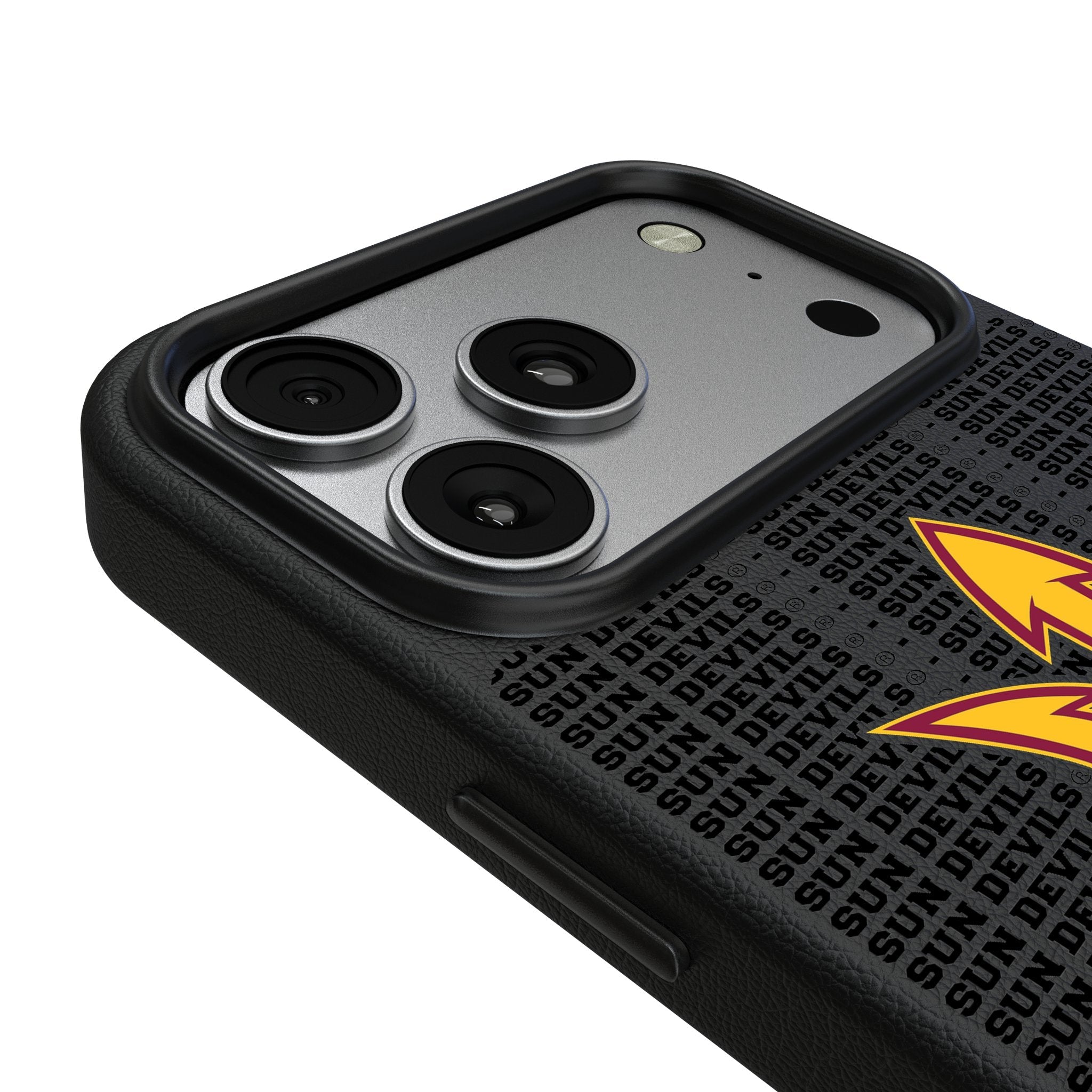 Arizona State University Sun Devils Text Backdrop MagSafe Compatible Phone Case for Apple iPhone 17 Series 3