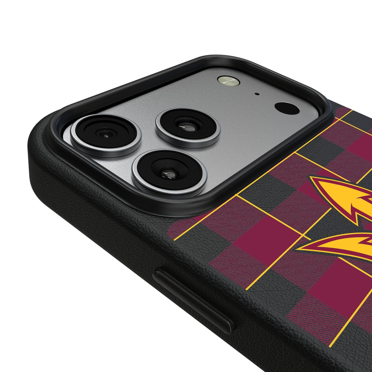 Arizona State University Sun Devils Plaid MagSafe Compatible Phone Case for Apple iPhone 17 Series 3