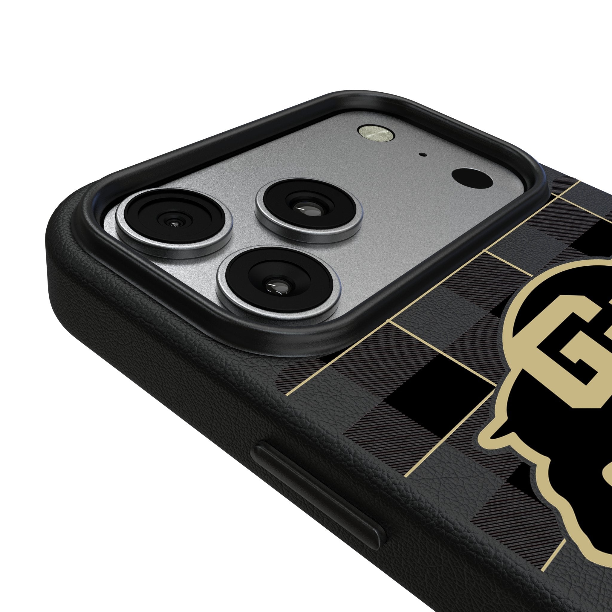 University of Colorado Buffaloes Plaid MagSafe Compatible Phone Case for Apple iPhone 17 Series 3
