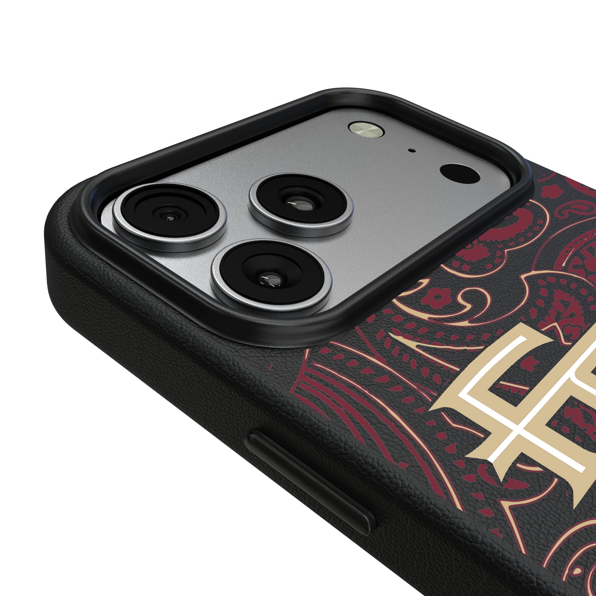 Florida State University Seminoles Athletic Wordmark Paisley MagSafe Compatible Phone Case for Apple iPhone 17 Series 3
