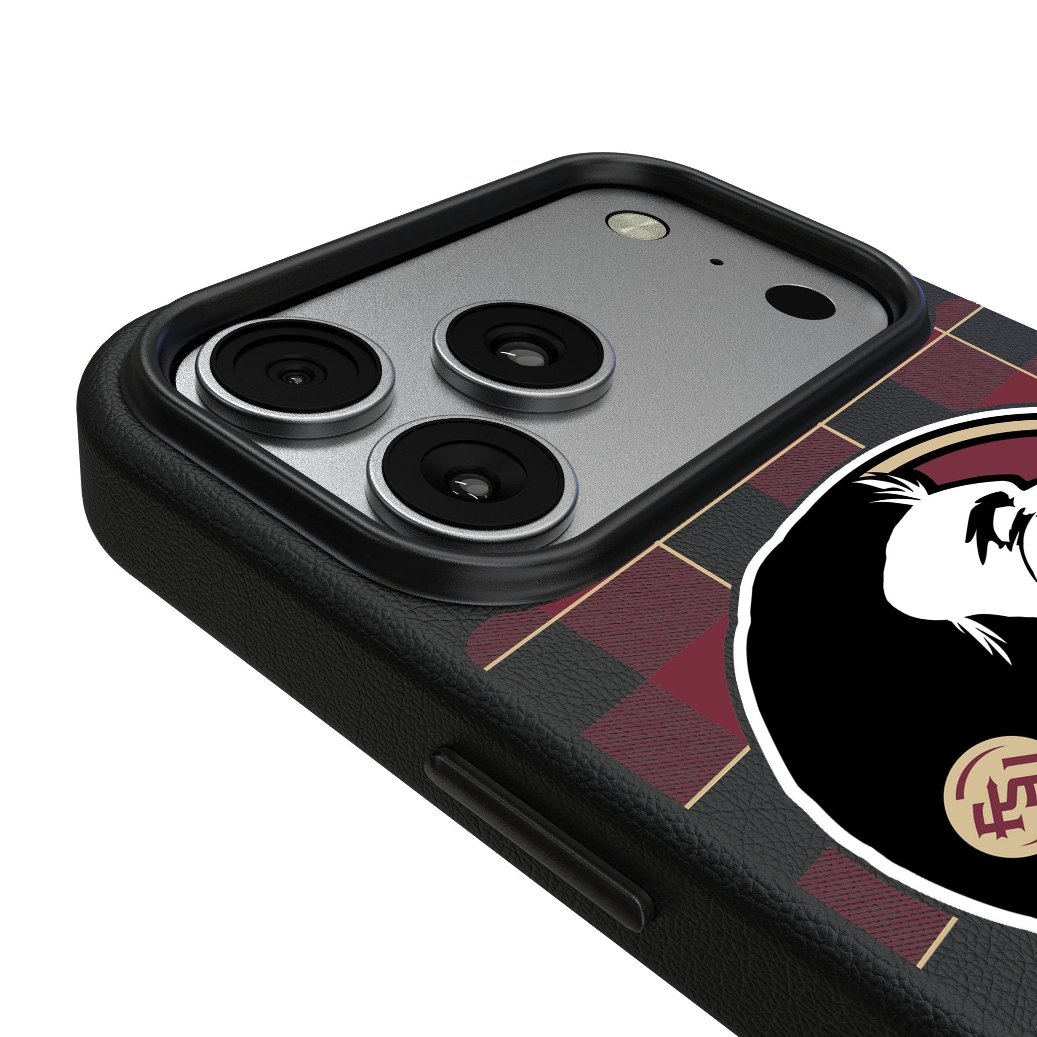 Florida State University Seminoles Plaid MagSafe Compatible Phone Case for Apple iPhone 17 Series 3