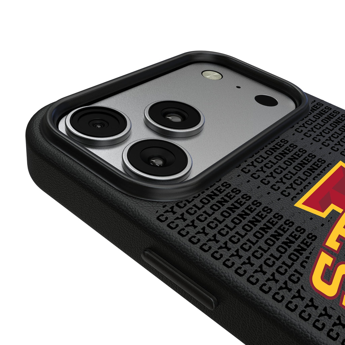 Iowa State University Cyclones Text Backdrop MagSafe Compatible Phone Case for Apple iPhone 17 Series 3