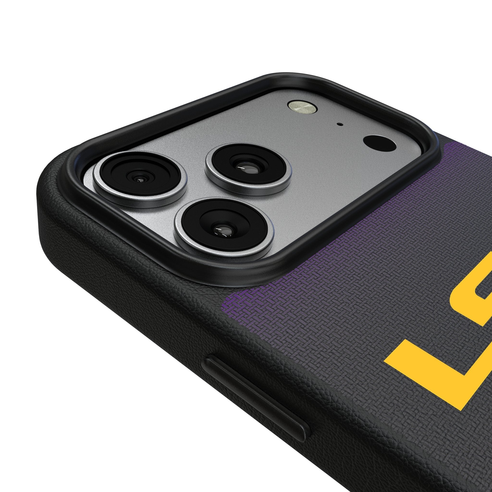 Louisiana State University Tigers Linen MagSafe Compatible Phone Case for Apple iPhone 17 Series 3