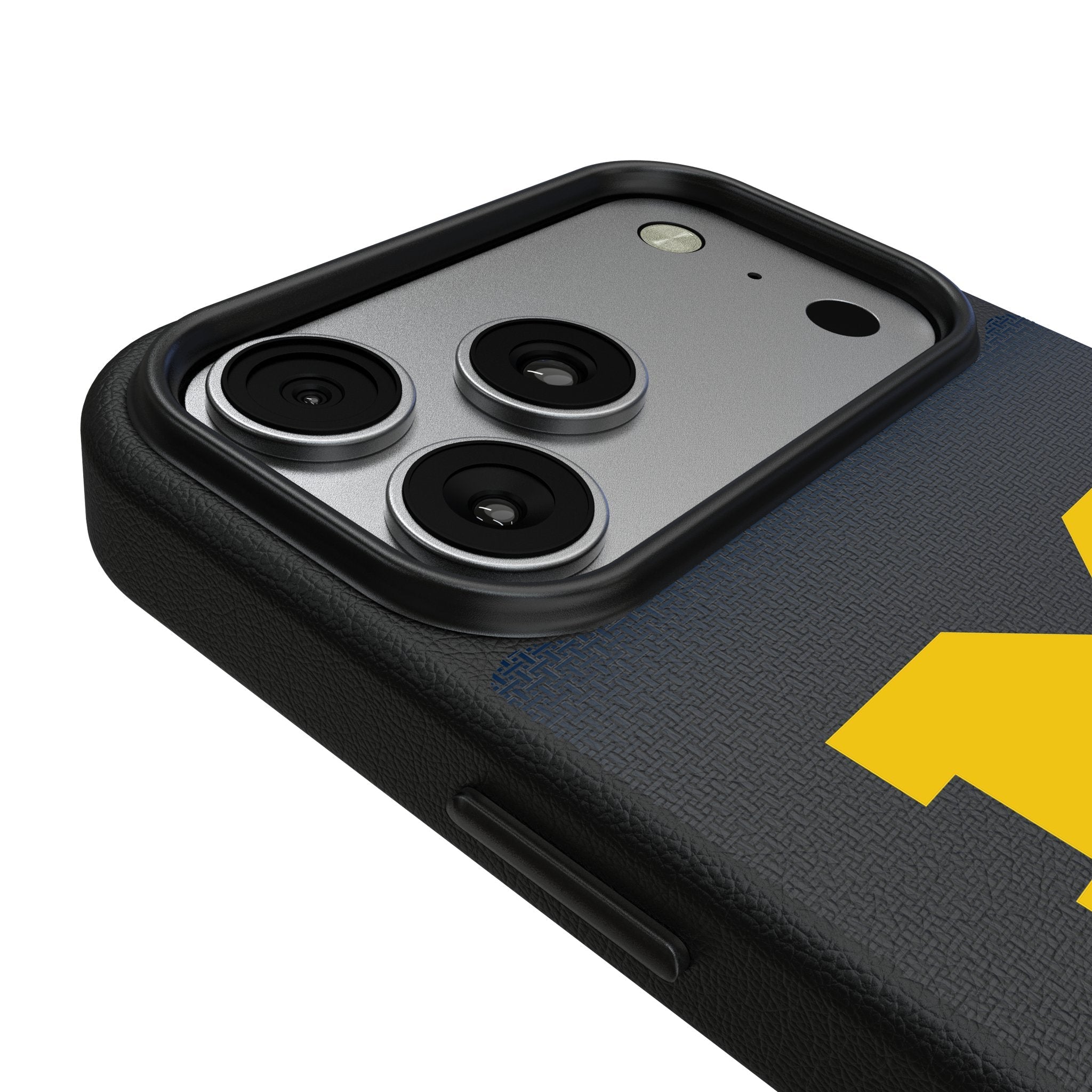 University of Michigan Wolverines Linen MagSafe Compatible Phone Case for Apple iPhone 17 Series 3