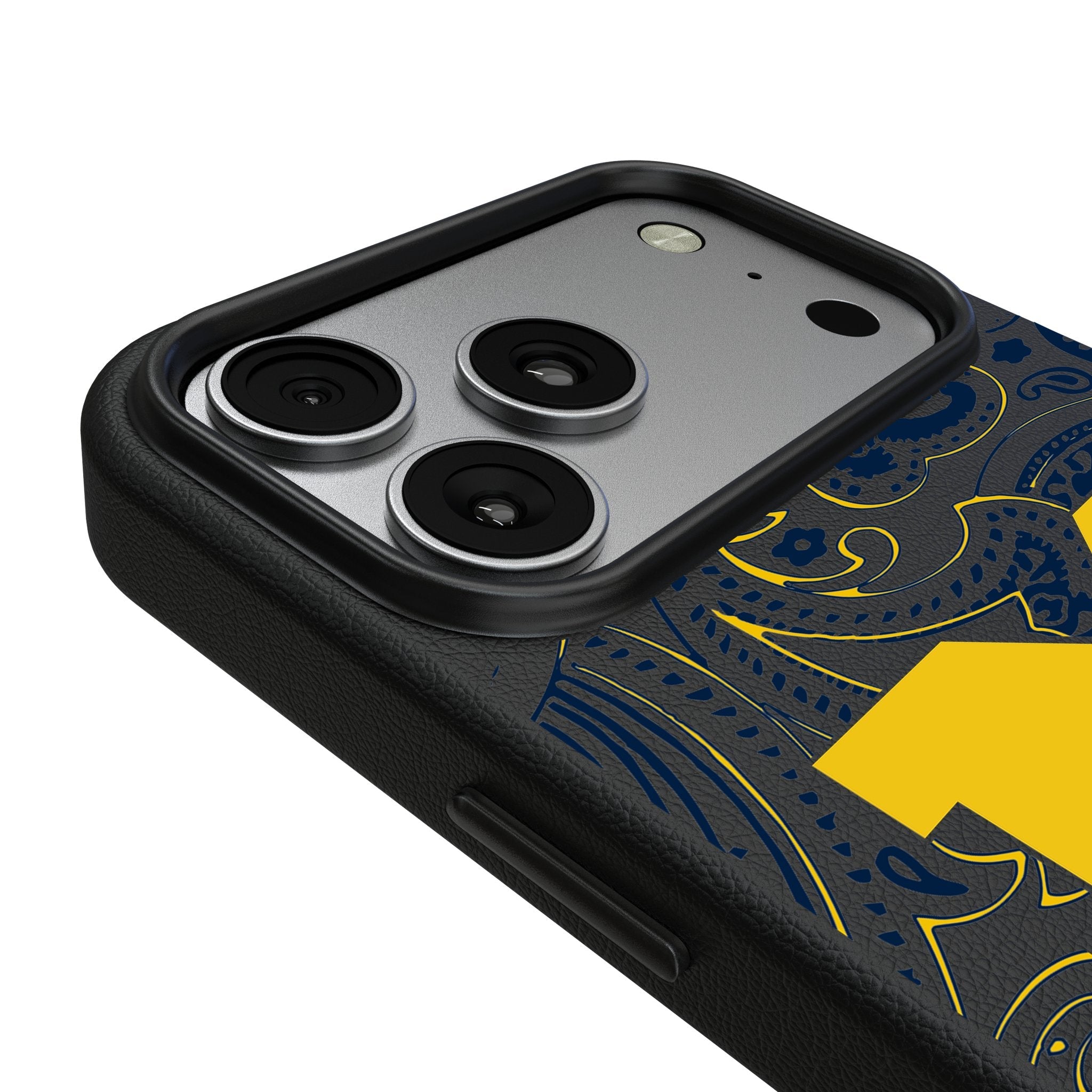 University of Michigan Wolverines Paisley MagSafe Compatible Phone Case for Apple iPhone 17 Series 3