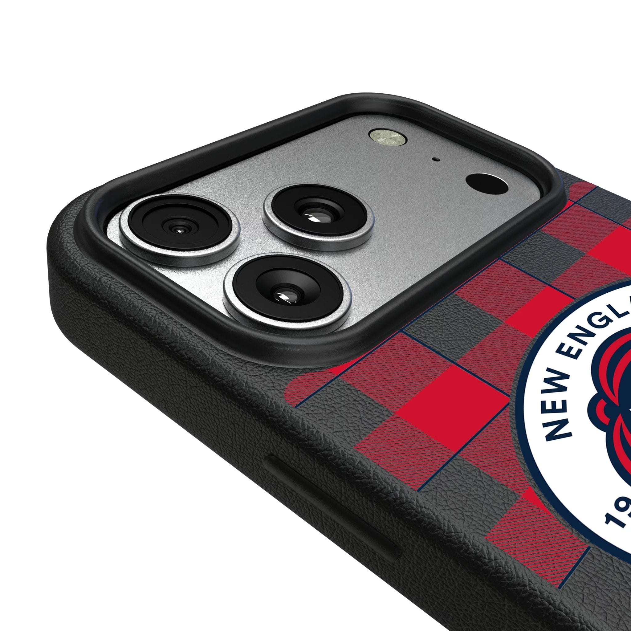 New England Revolution Plaid MagSafe Compatible Phone Case for Apple iPhone 17 Series 6