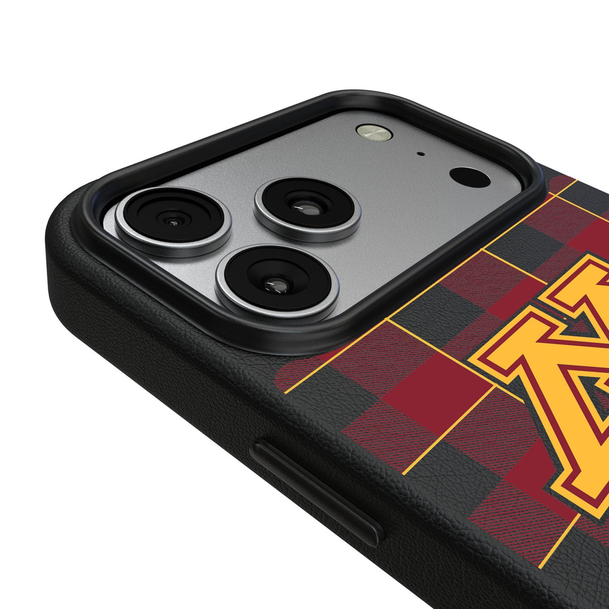 University of Minnesota Golden Gophers Plaid MagSafe Compatible Phone Case for Apple iPhone 17 Series 3