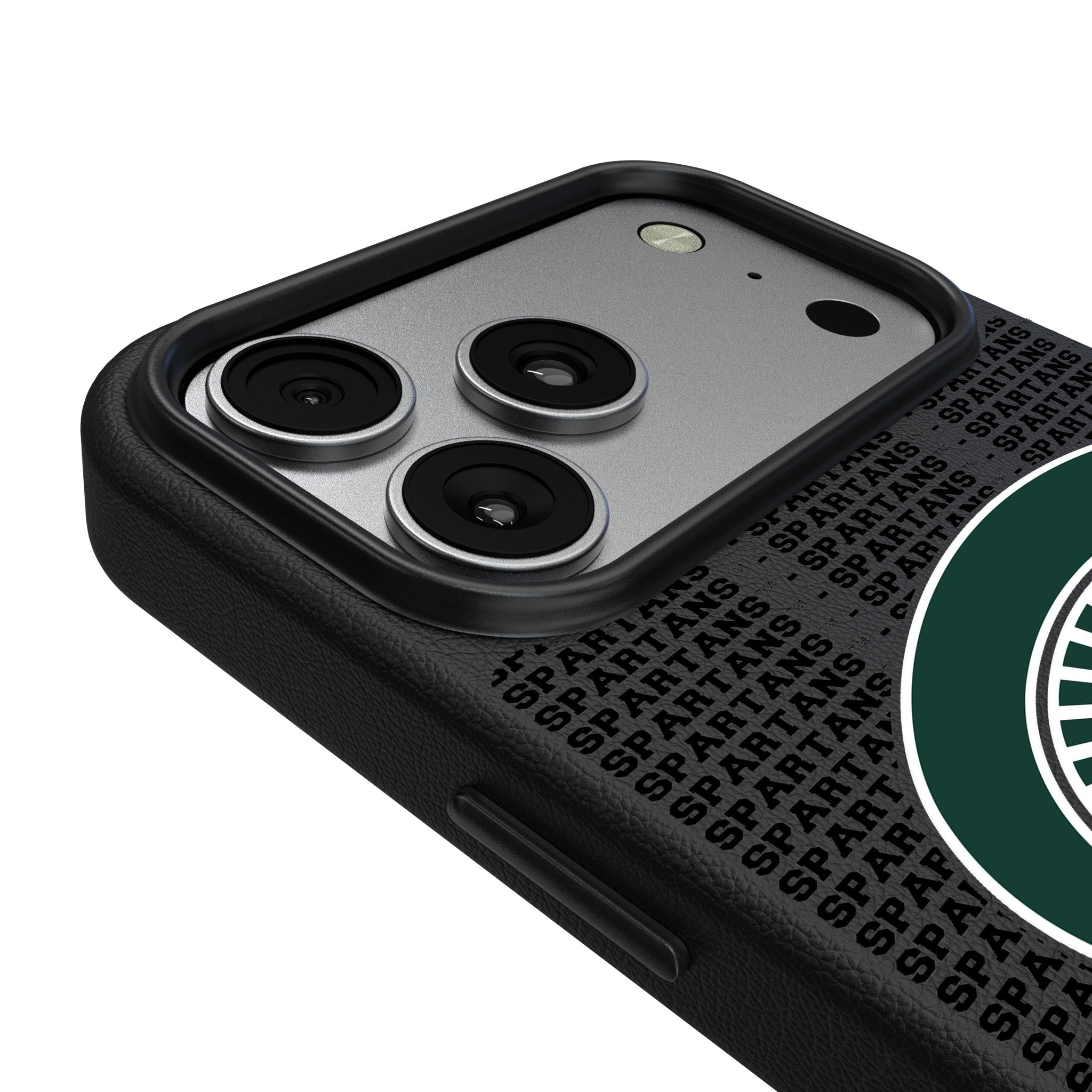 Michigan State University Spartans Text Backdrop MagSafe Compatible Phone Case for Apple iPhone 17 Series 3