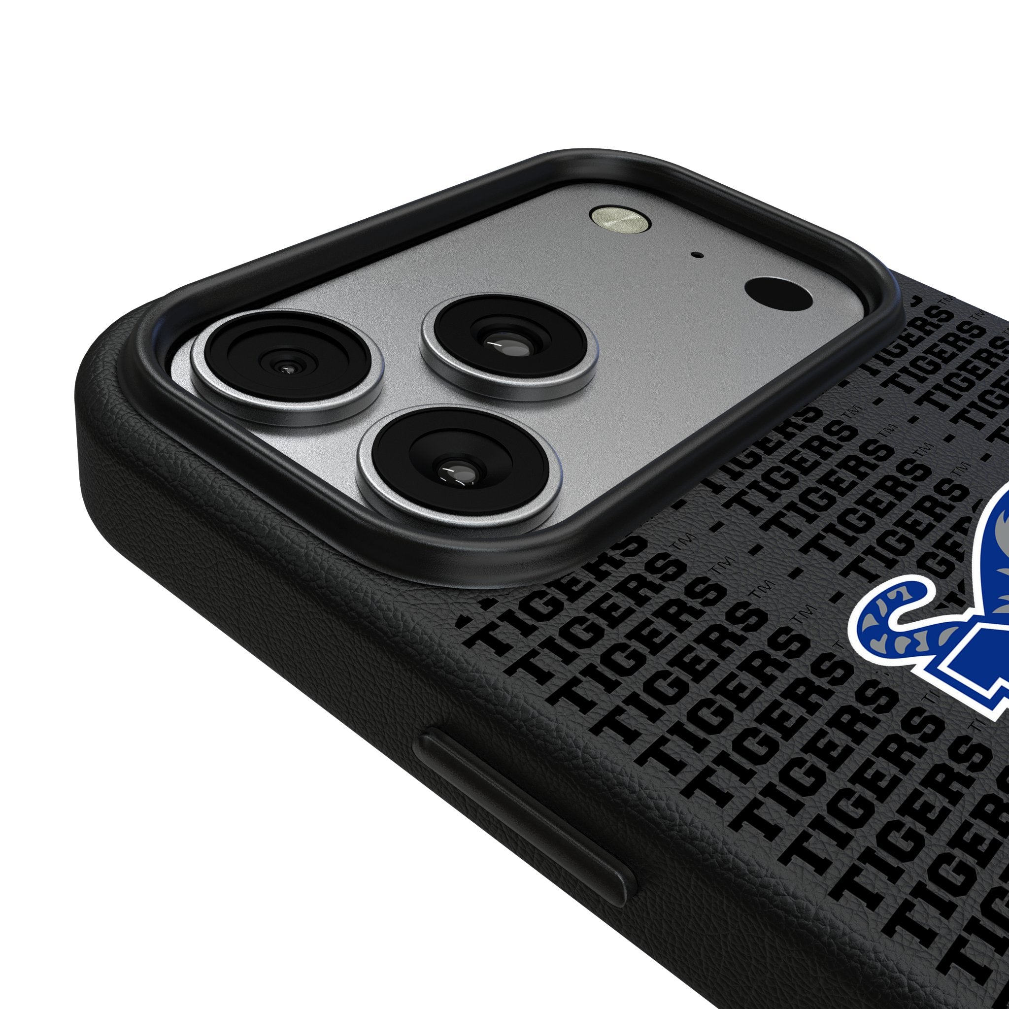 University of Memphis Tigers Text Backdrop MagSafe Compatible Phone Case for Apple iPhone 17 Series 3