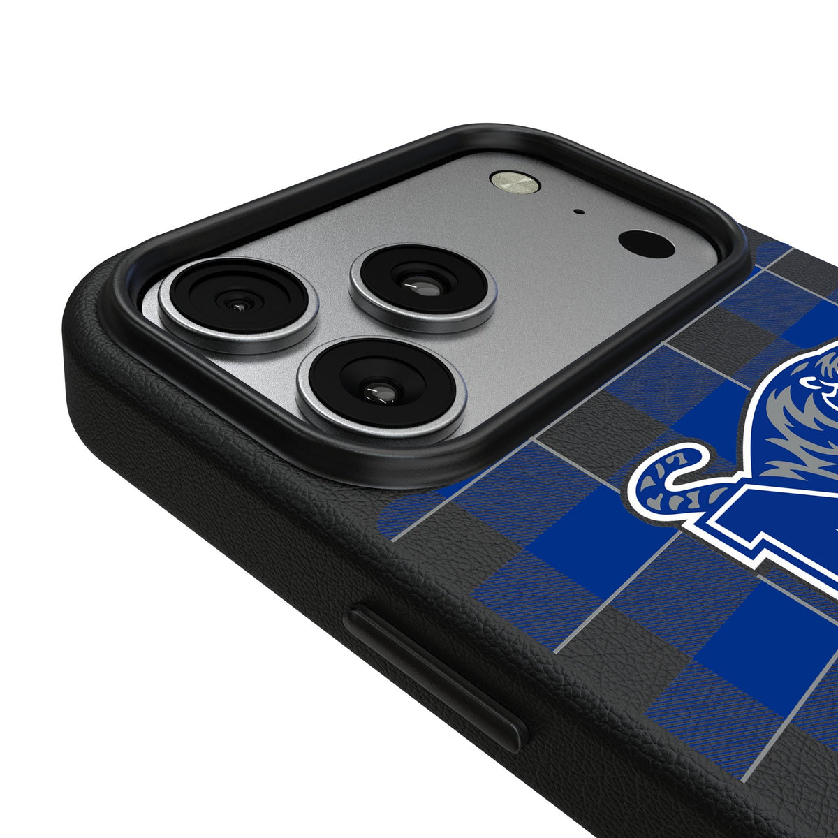 University of Memphis Tigers Plaid MagSafe Compatible Phone Case for Apple iPhone 17 Series 3