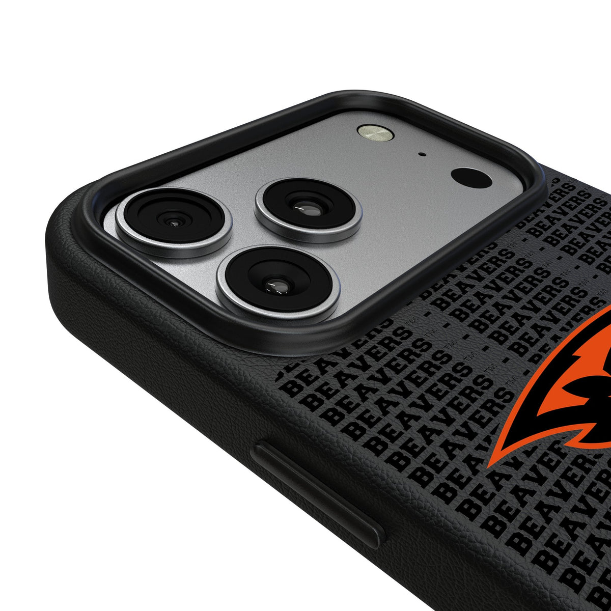 Oregon State University Beavers Text Backdrop MagSafe Compatible Phone Case for Apple iPhone 17 Series 3