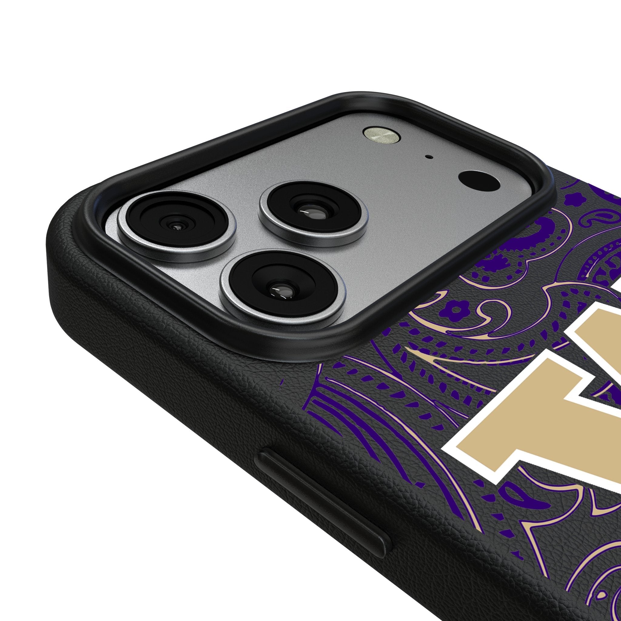 University of Washington Huskies Paisley MagSafe Compatible Phone Case for Apple iPhone 17 Series 3