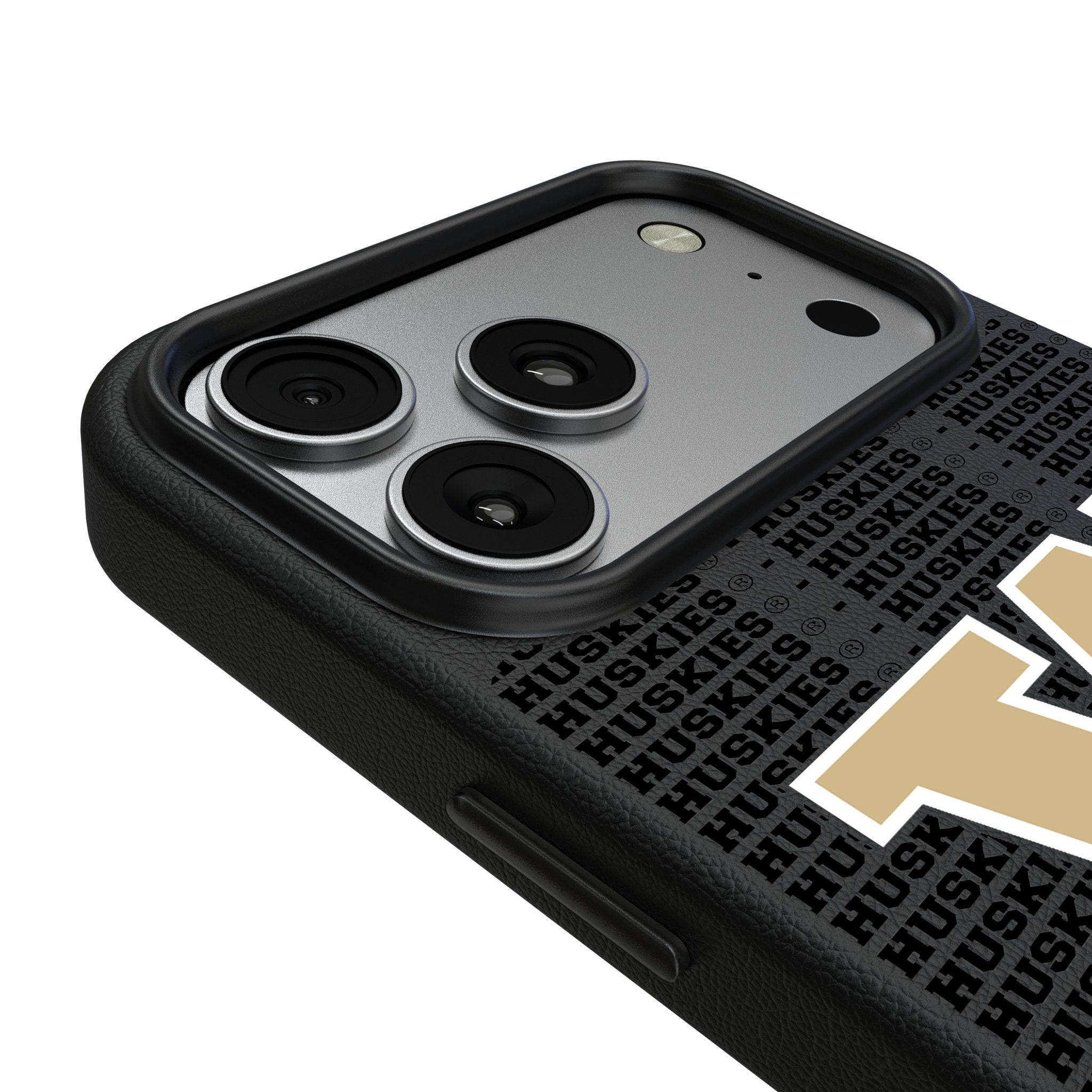 University of Washington Huskies Text Backdrop MagSafe Compatible Phone Case for Apple iPhone 17 Series 3
