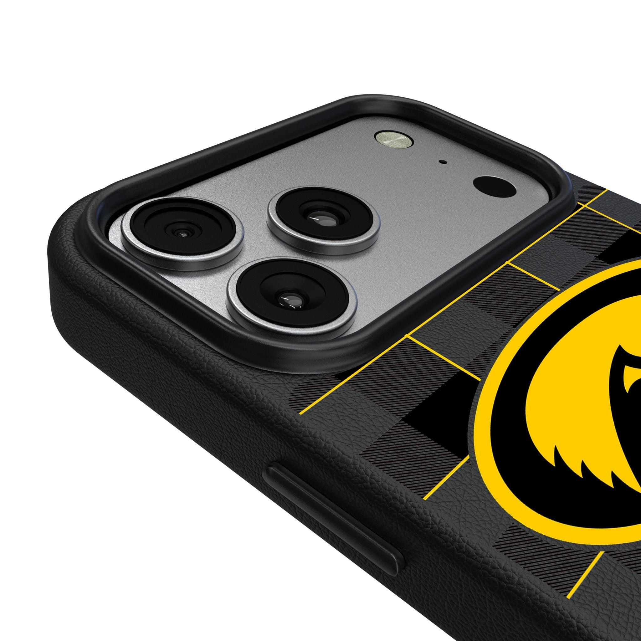 University of Iowa Hawkeyes Plaid MagSafe Compatible Phone Case for Apple iPhone 17 Series 3