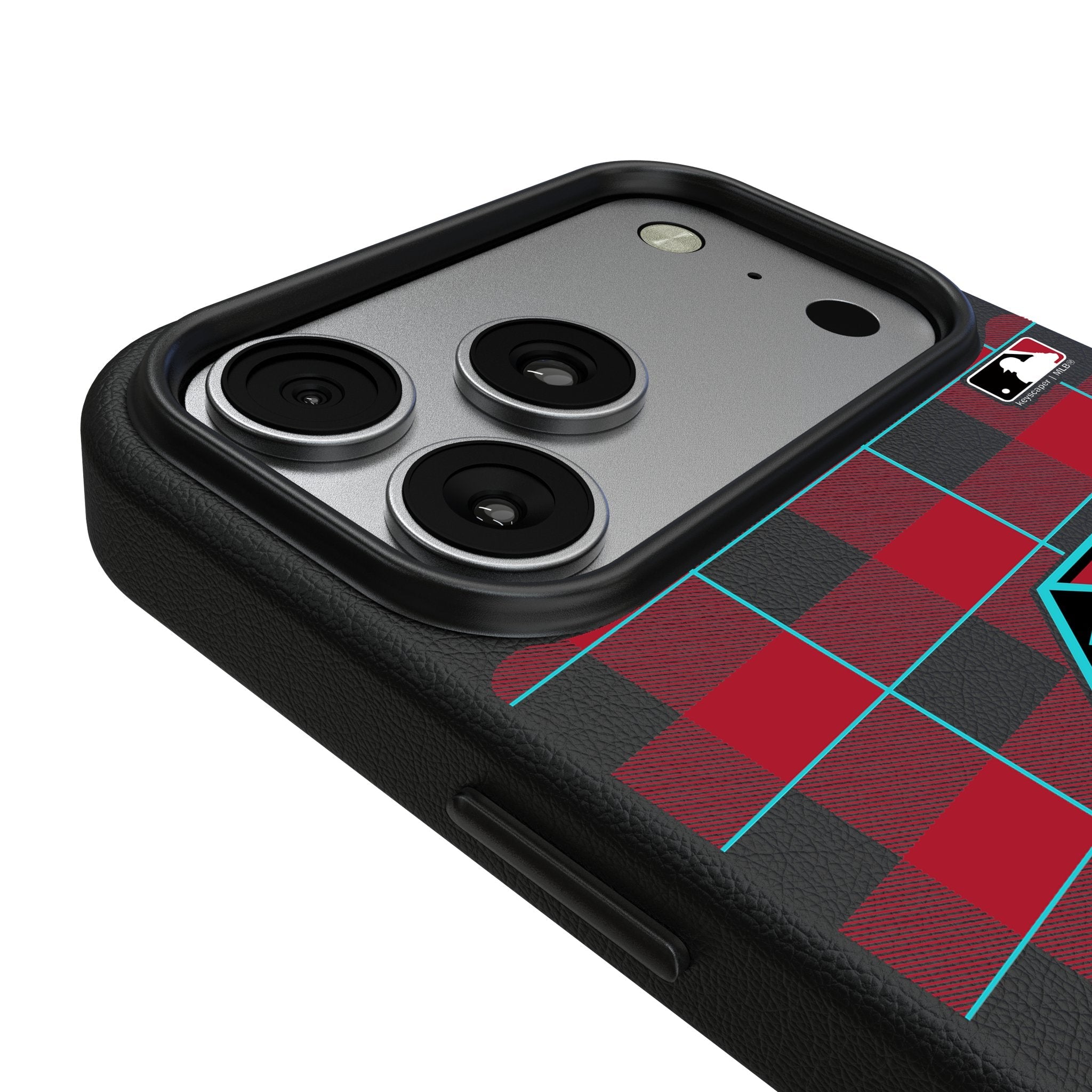 Arizona Diamondbacks Plaid MagSafe Compatible Phone Case for Apple iPhone 17 Series 3