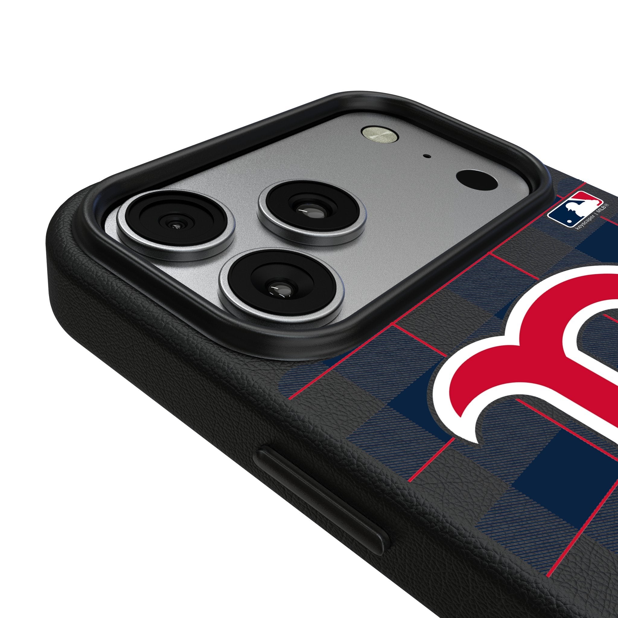 Boston Red Sox Plaid MagSafe Compatible Phone Case for Apple iPhone 17 Series 3
