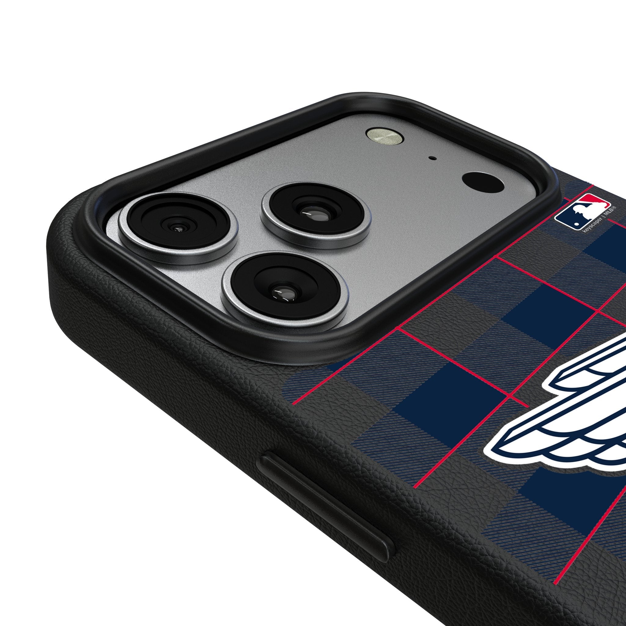 Cleveland Guardians Plaid MagSafe Compatible Phone Case for Apple iPhone 17 Series 3