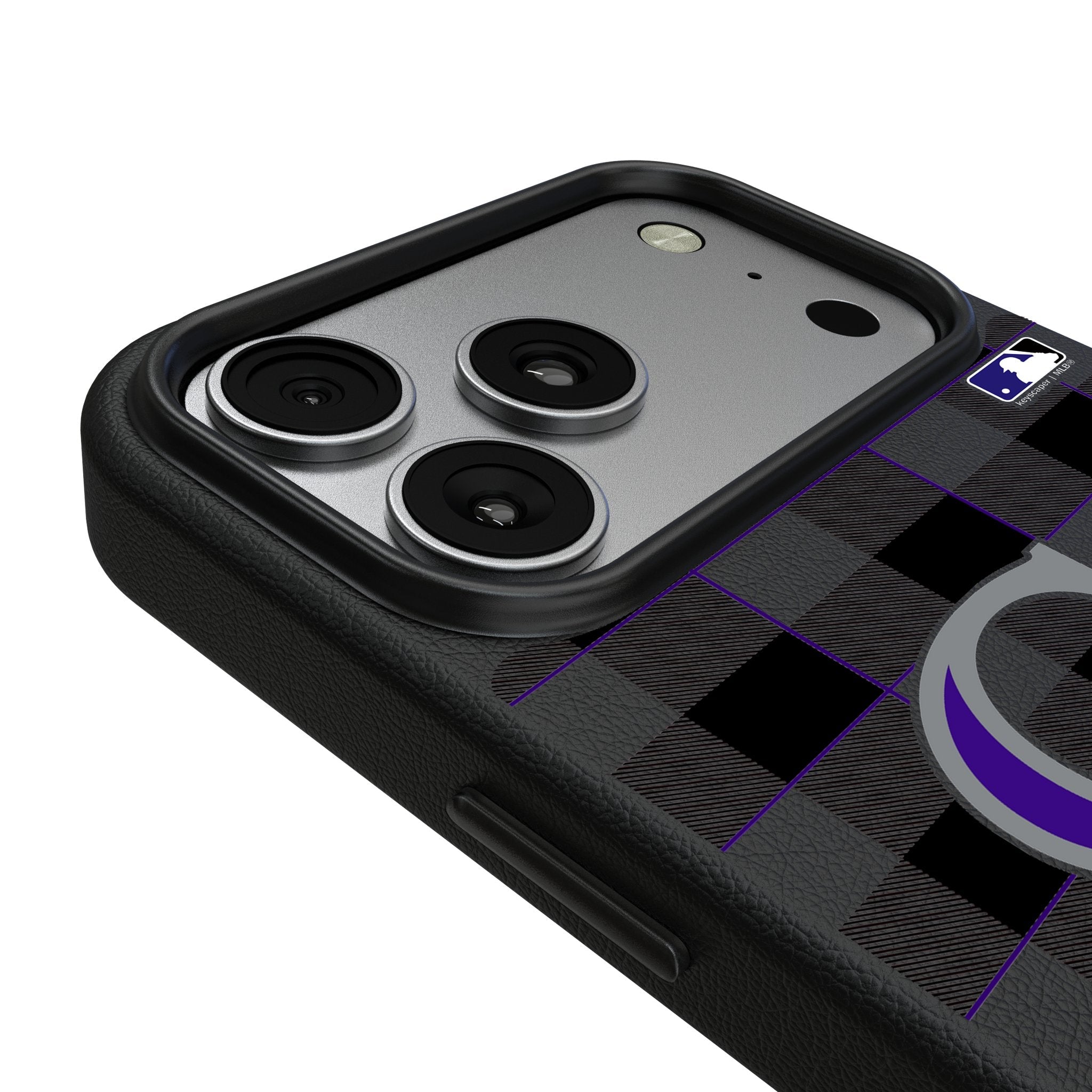 Colorado Rockies Plaid MagSafe Compatible Phone Case for Apple iPhone 17 Series 3