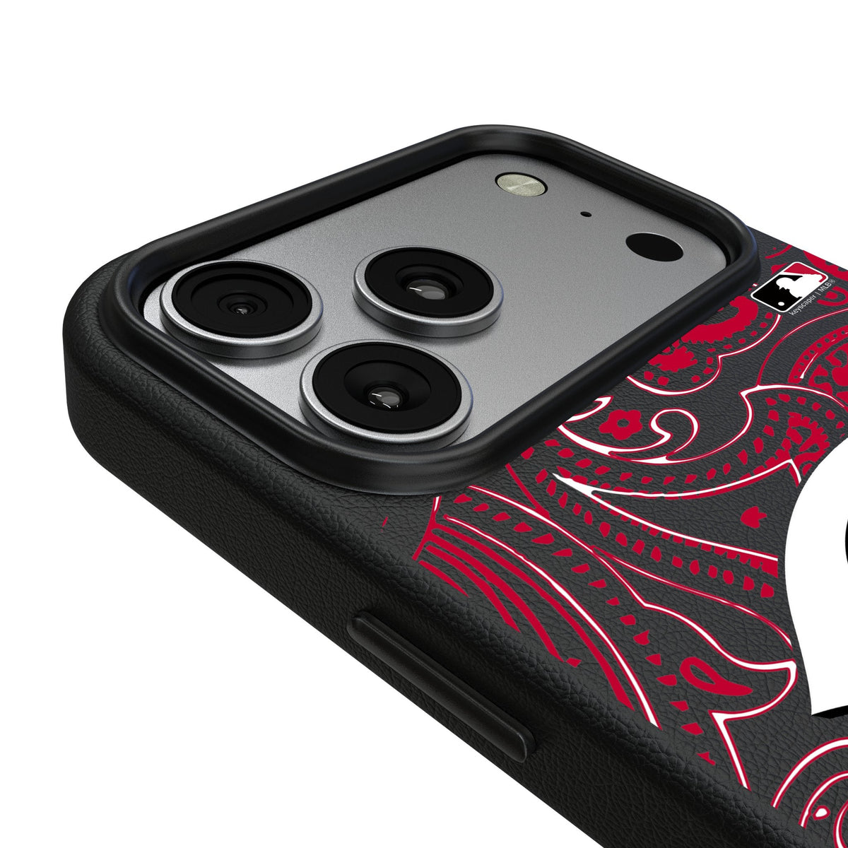 Cincinnati Reds Paisley MagSafe Compatible Phone Case for Apple iPhone 17 Series 3