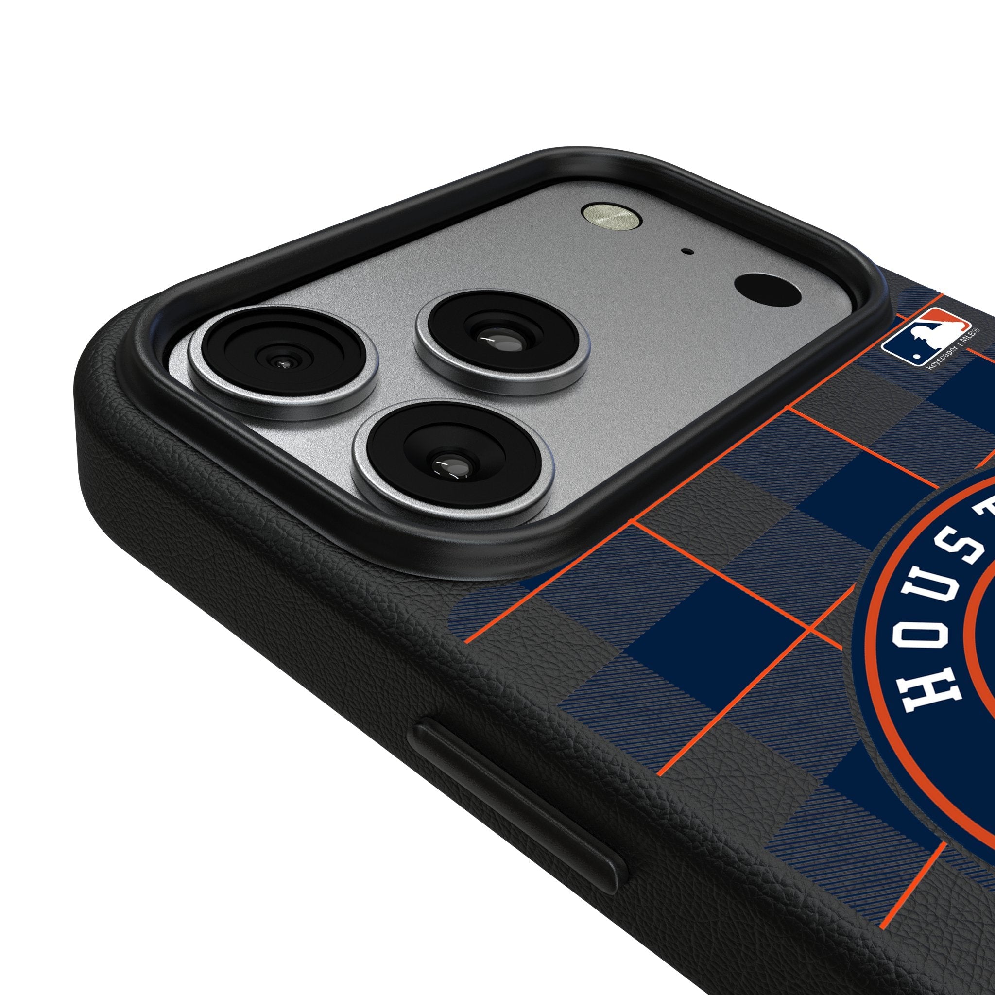 Houston Astros Plaid MagSafe Compatible Phone Case for Apple iPhone 17 Series 3