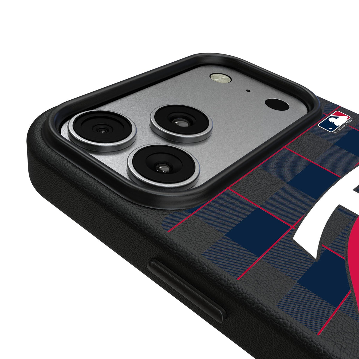 Minnesota Twins Plaid MagSafe Compatible Phone Case for Apple iPhone 17 Series 3