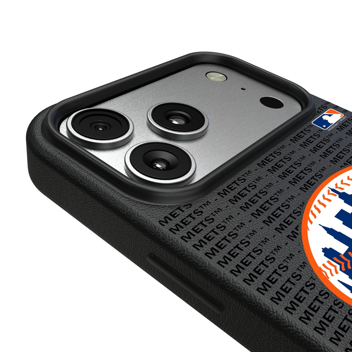 New York Mets Text Backdrop MagSafe Compatible Phone Case for Apple iPhone 17 Series 6