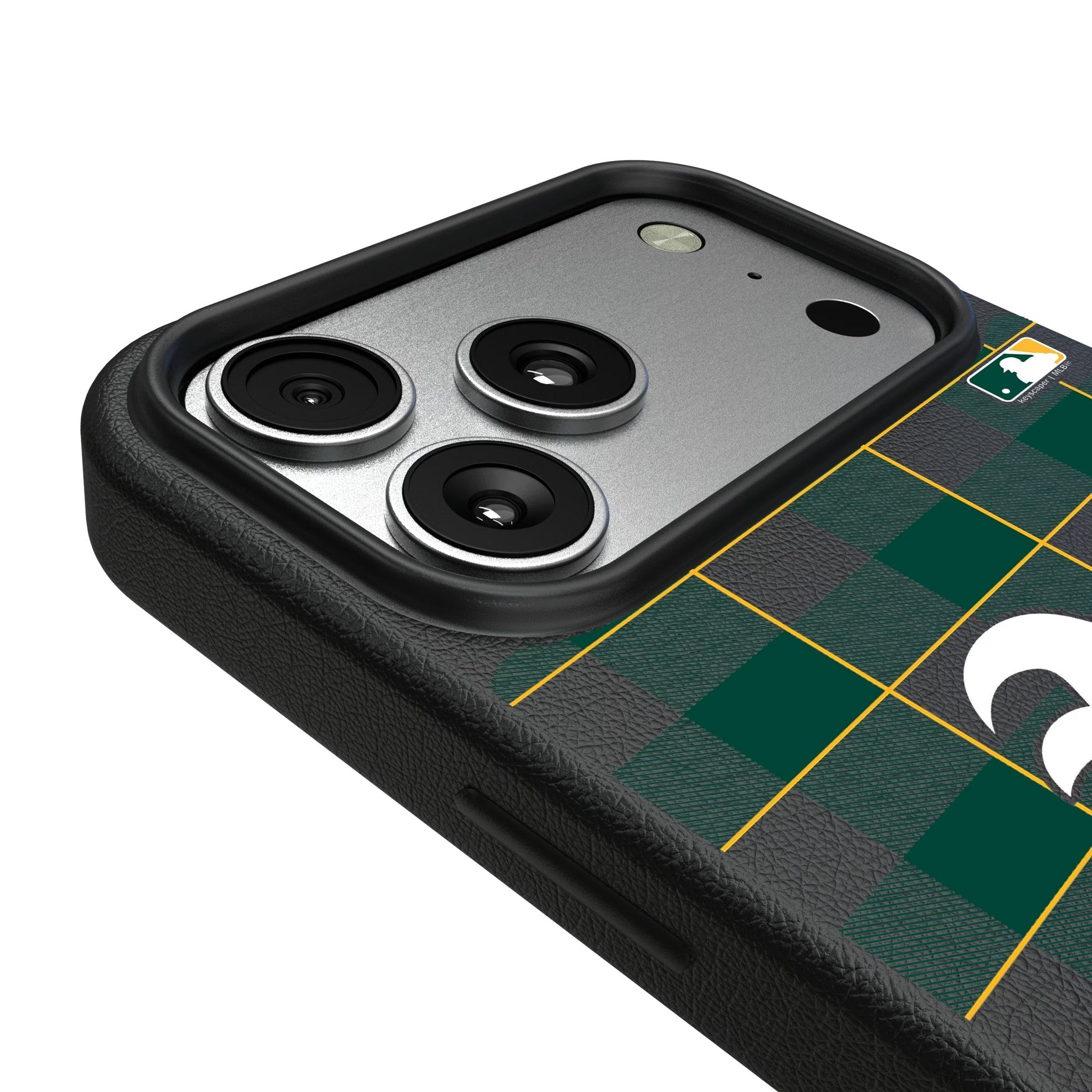 Oakland Athletics Plaid MagSafe Compatible Phone Case for Apple iPhone 17 Series 6