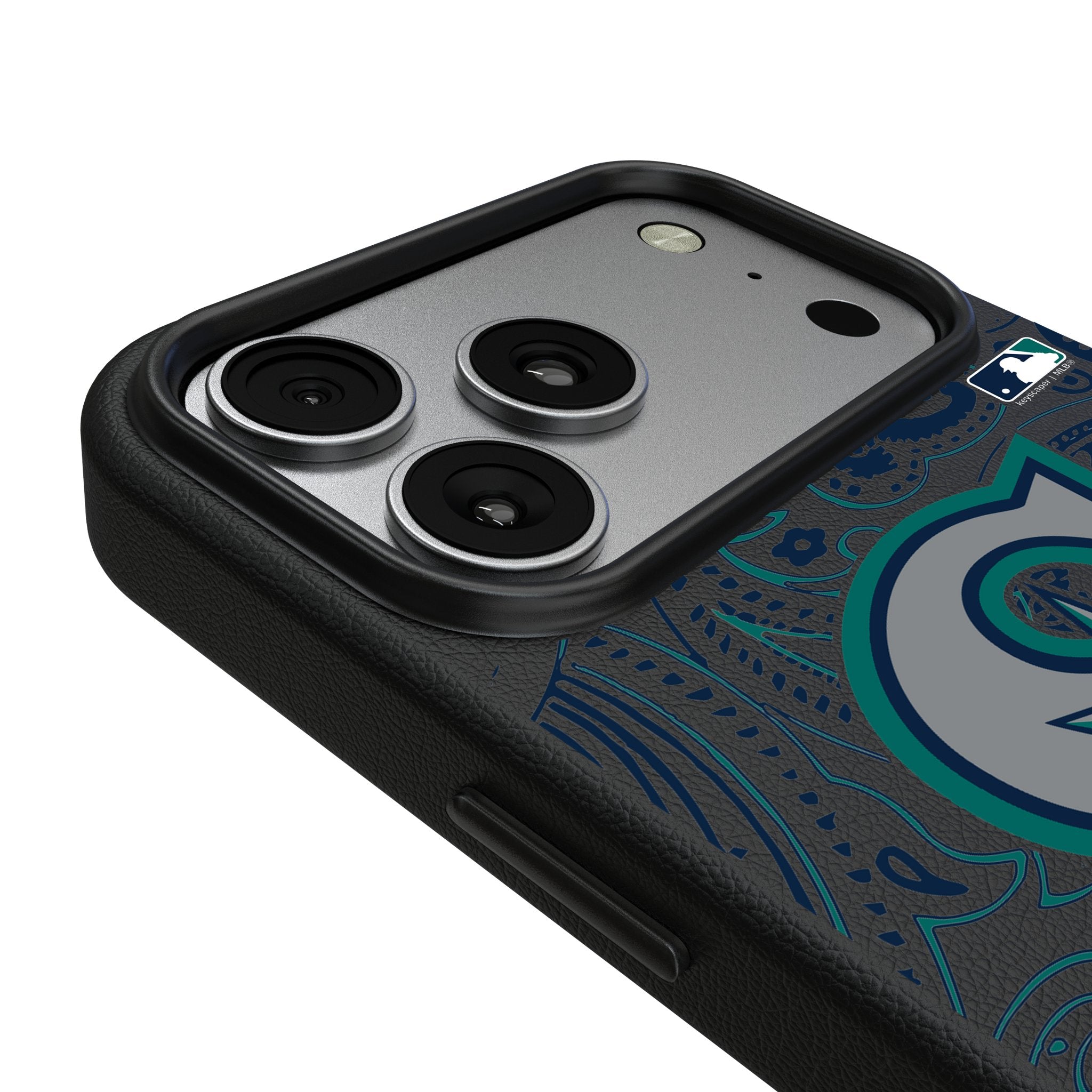 Seattle Mariners Paisley MagSafe Compatible Phone Case for Apple iPhone 17 Series 3