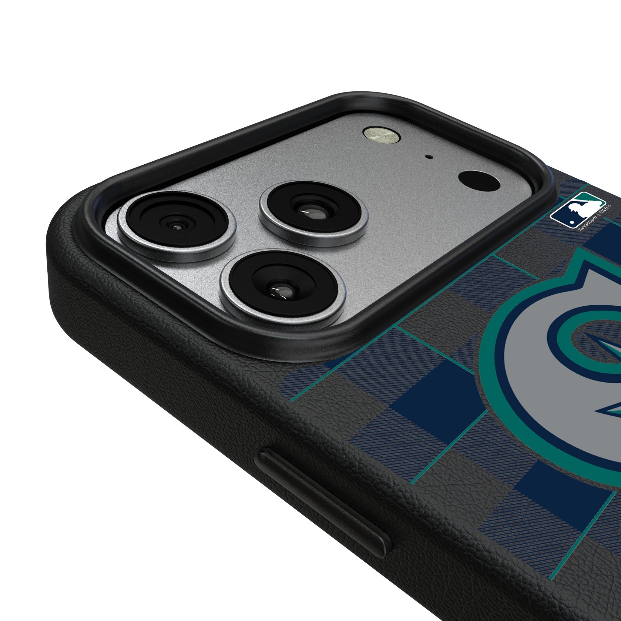 Seattle Mariners Plaid MagSafe Compatible Phone Case for Apple iPhone 17 Series 3