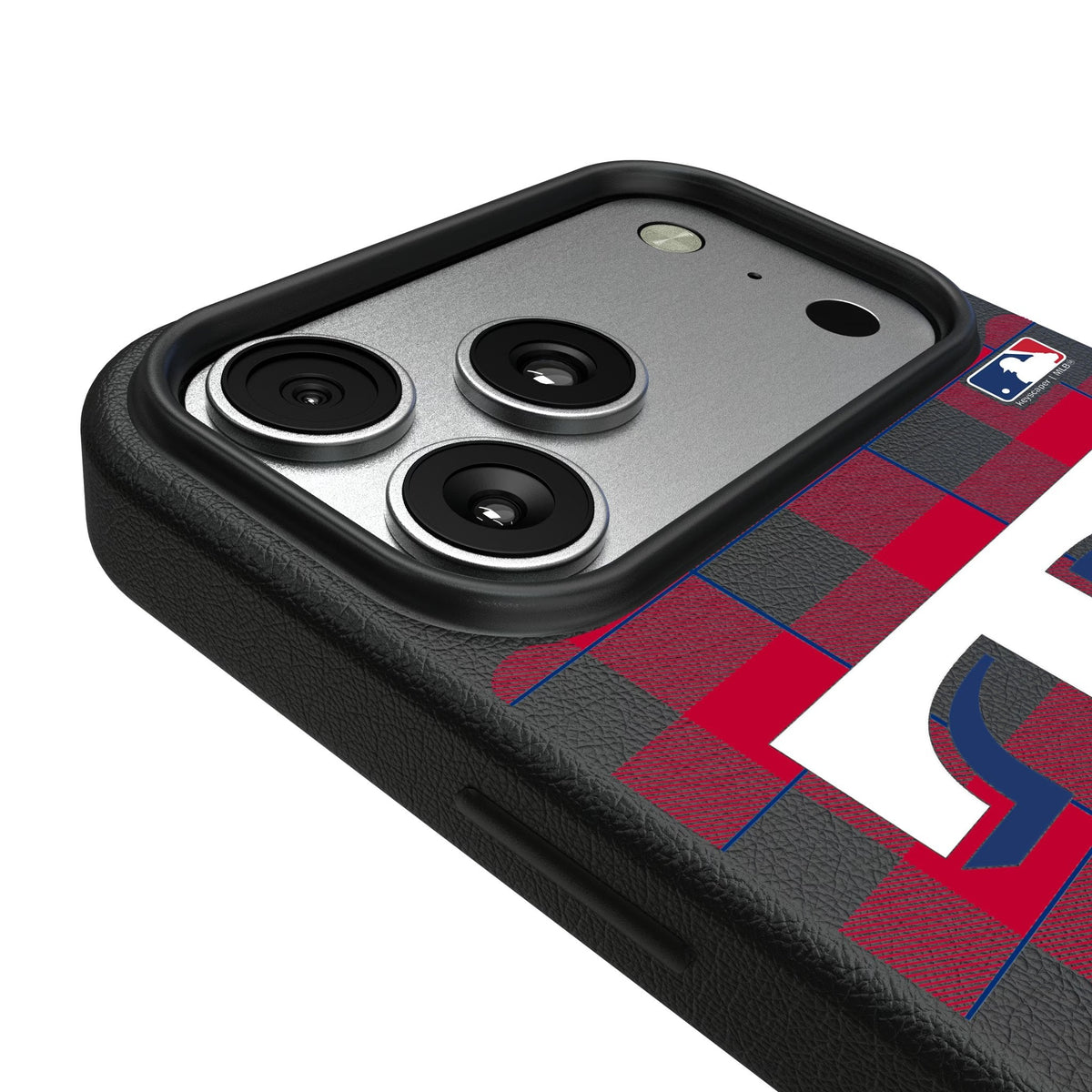 Texas Rangers Plaid MagSafe Compatible Phone Case for Apple iPhone 17 Series 6