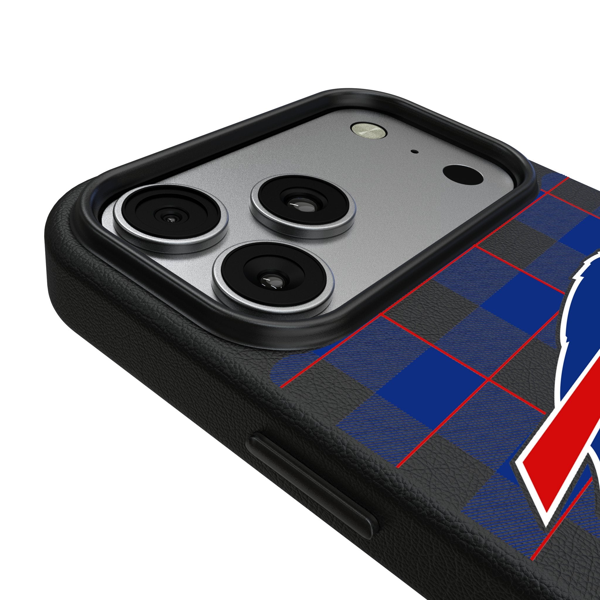 Buffalo Bills Plaid MagSafe Compatible Phone Case for Apple iPhone 17 Series 3