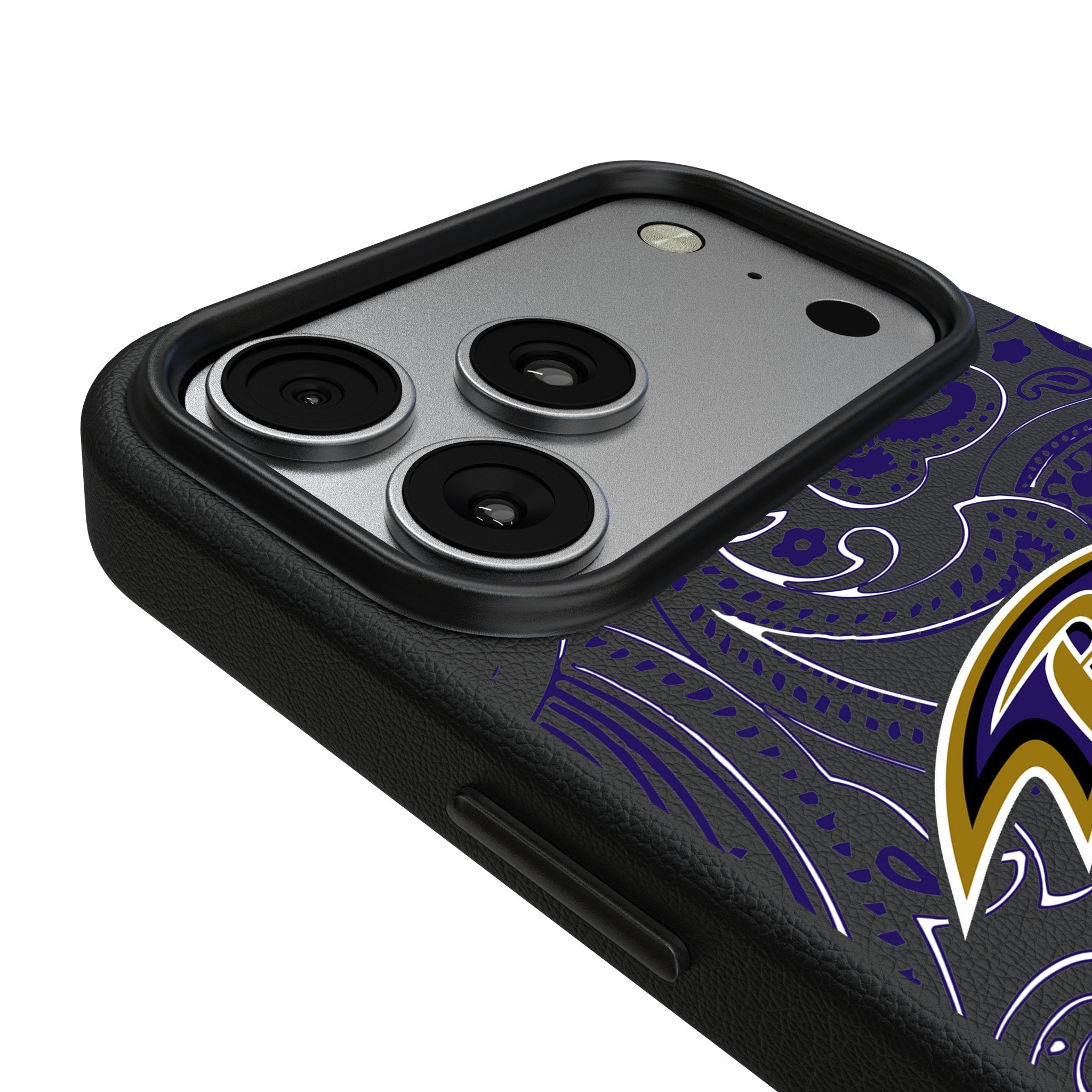 Baltimore Ravens Paisley MagSafe Compatible Phone Case for Apple iPhone 17 Series 3