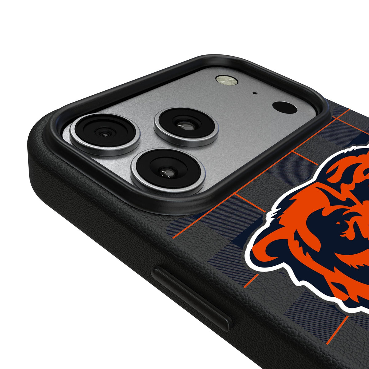 Chicago Bears Plaid MagSafe Compatible Phone Case for Apple iPhone 17 Series 3
