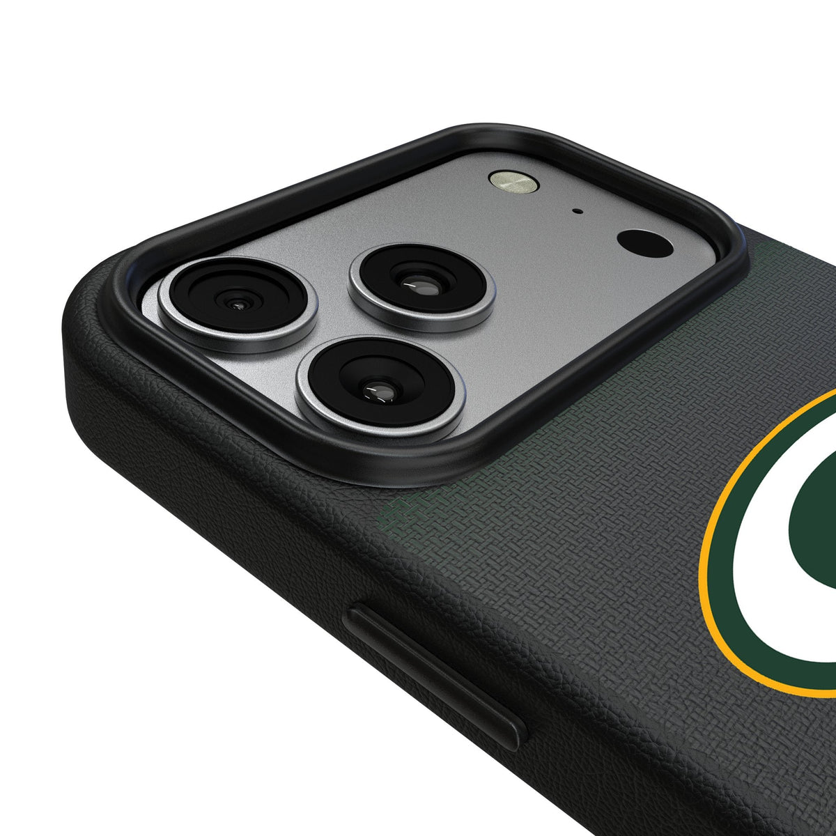 Green Bay Packers Linen MagSafe Compatible Phone Case for Apple iPhone 17 Series 3