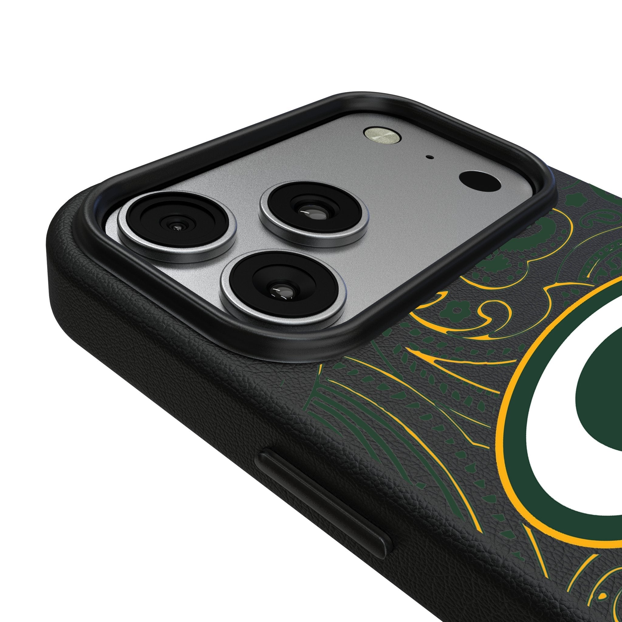 Green Bay Packers Paisley MagSafe Compatible Phone Case for Apple iPhone 17 Series 3
