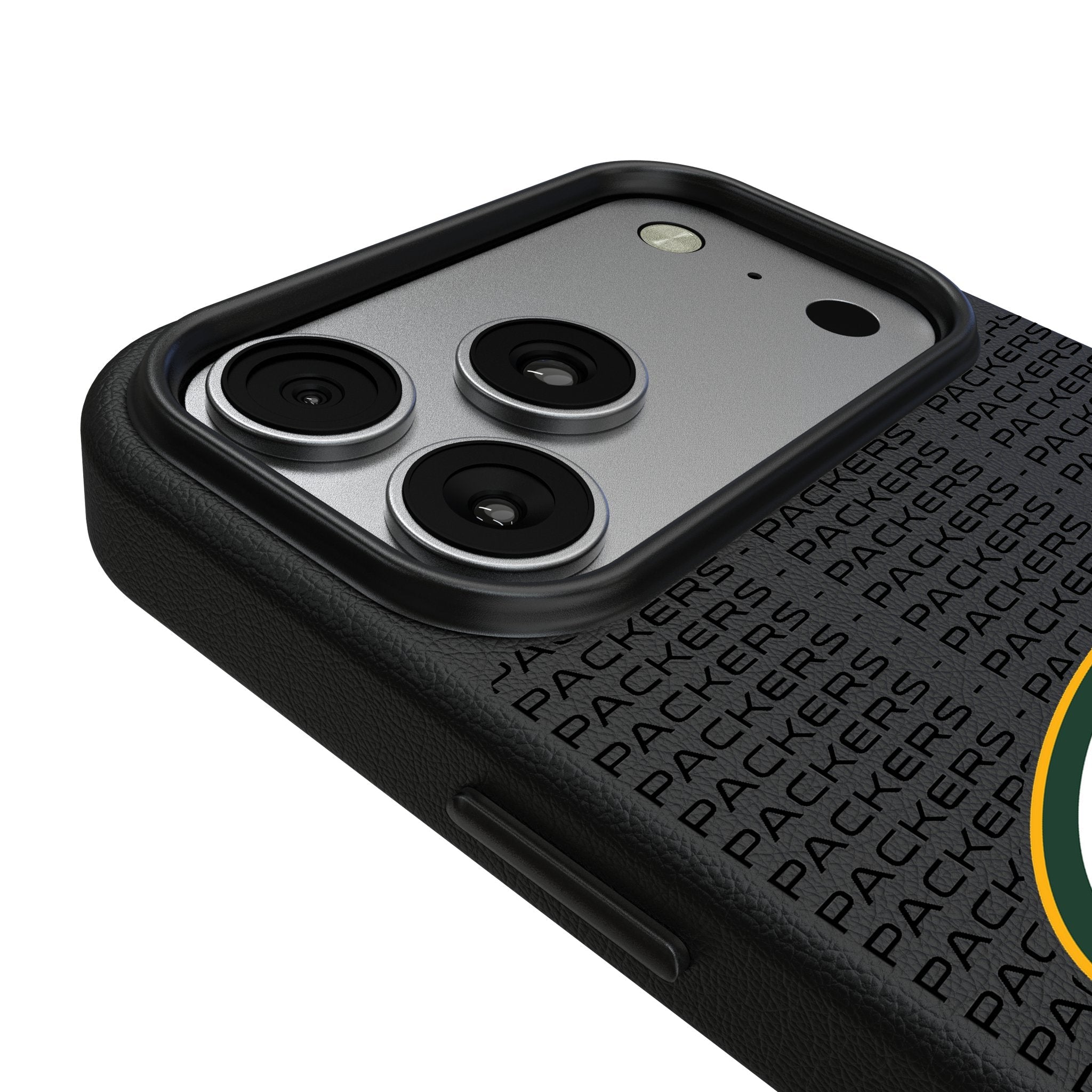 Green Bay Packers Text Backdrop MagSafe Compatible Phone Case for Apple iPhone 17 Series 3